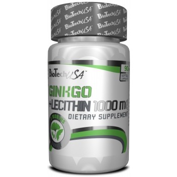 BioTech Ginkgo biloba+Licetine 90 таблеток
