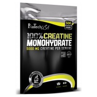 BioTech 100% Creatine Monohydrate 500 грамм (пакет)