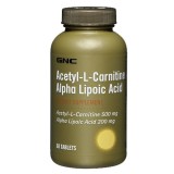 GNC ACETYL-L-CARNITINE ALPHA LIPOIC ACID 60 капсул