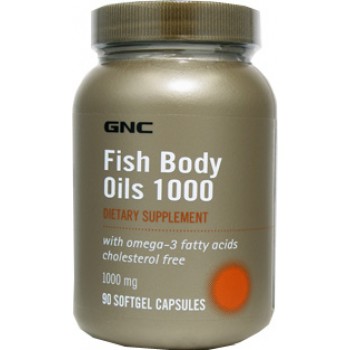 GNC FISH BODY OILS 1000 90 капсул