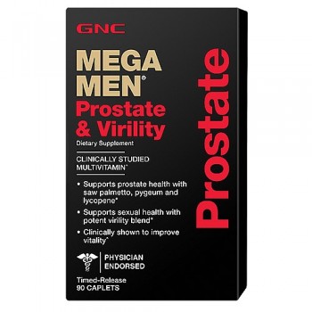 GNC MEGA MEN PROSTATE & VIRTILITY 90 капсул