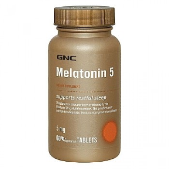 GNC MELATONIN 5 60 капсул