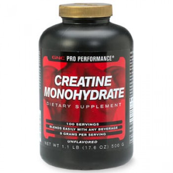 GNC UNFLAV CREATINE POWDER 500 грамм
