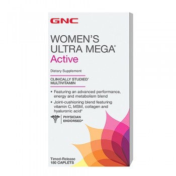 GNC WOMENS ULTRA MEGA ACTIVE 180 капсул