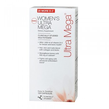 GNC WOMENS ULTRA MEGA CAPSULES 120 капсул