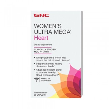 GNC WOMENS ULTRA MEGA HEART 90 капсул
