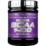 Scitec MEGA BCAA 1400 180 капсул Scitec MEGA BCAA 1400 180 капсул
