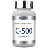 Scitec Vitamin C-500 100 капсул Scitec Vitamin C-500 100 капсул