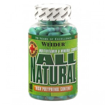 Weider All Natural 180 капсул